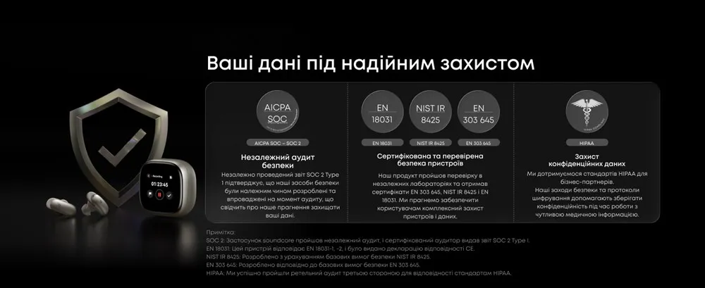 Bluetooth-гарнітура Anker SoundCore Liberty 5 Pro Max Golden (D1204GB1) - мініатюра 25