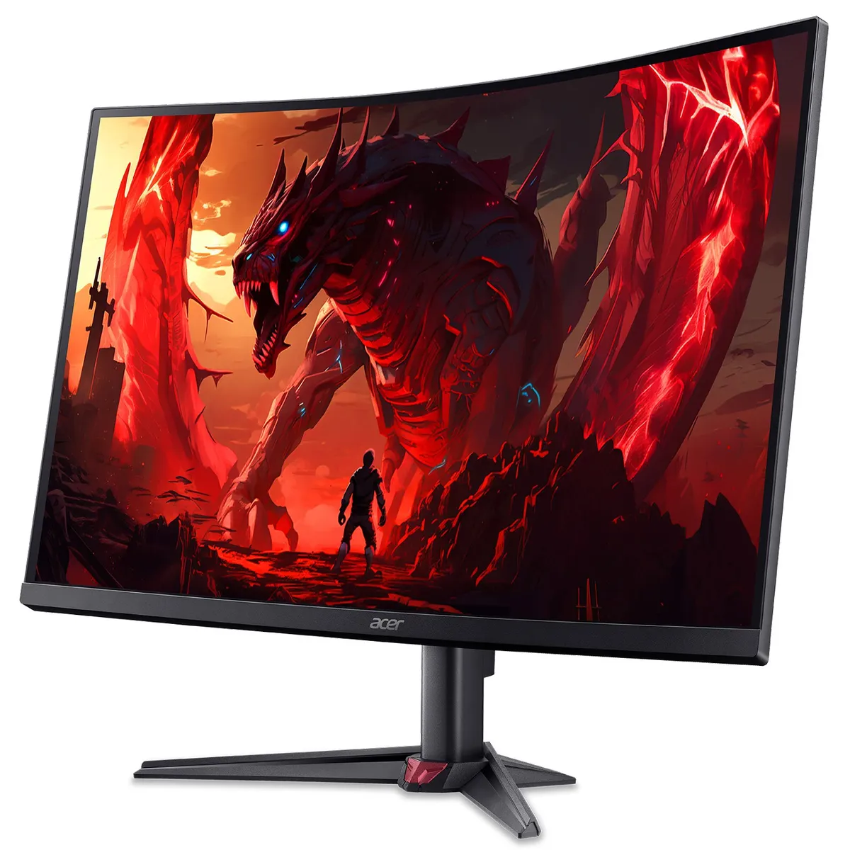 Монітор 27" Acer ED273UP2bmiipx (UM.HE3EE.201) VA Black Curved 180Hz - мініатюра 3