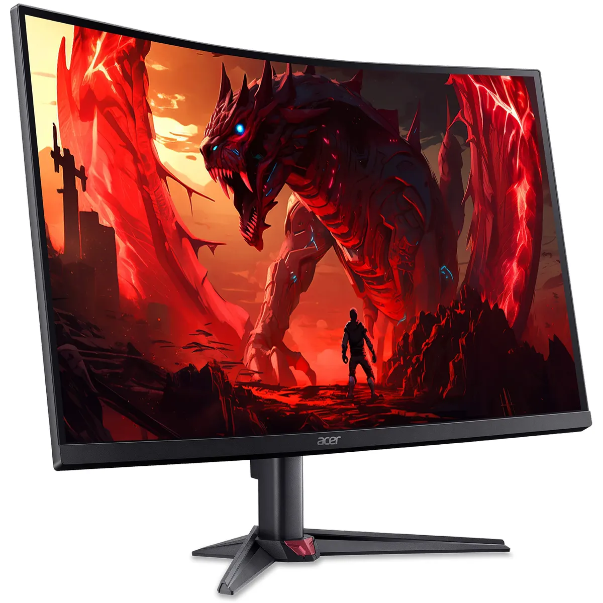 Монітор 27" Acer ED273UP2bmiipx (UM.HE3EE.201) VA Black Curved 180Hz - мініатюра 4
