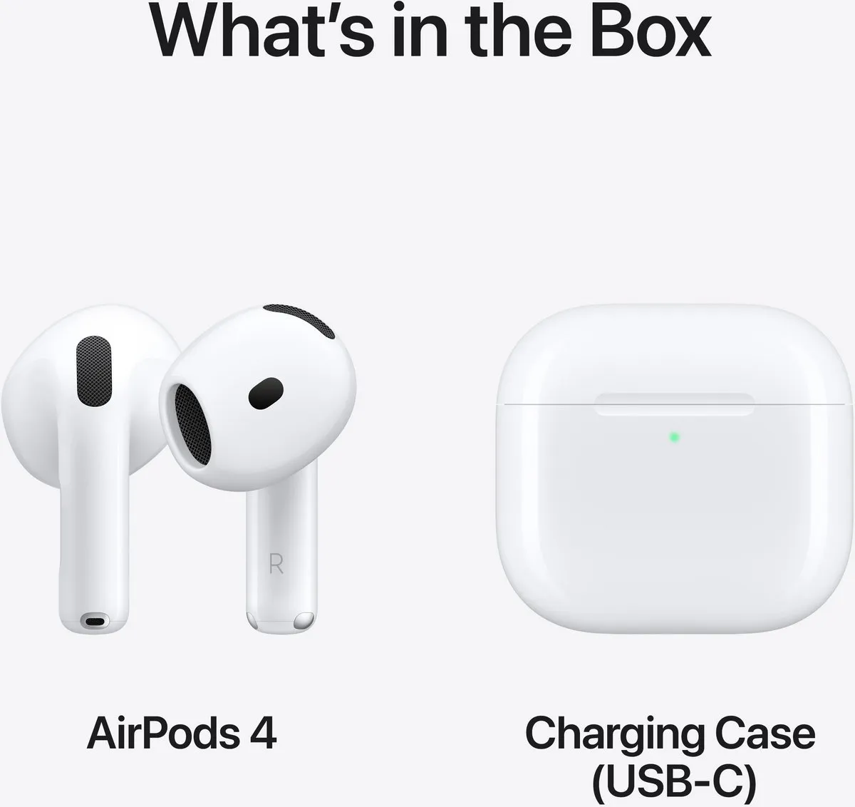 Bluetooth-гарнiтура Apple AirPods 4 (MXP63ZE/A) - мініатюра 3