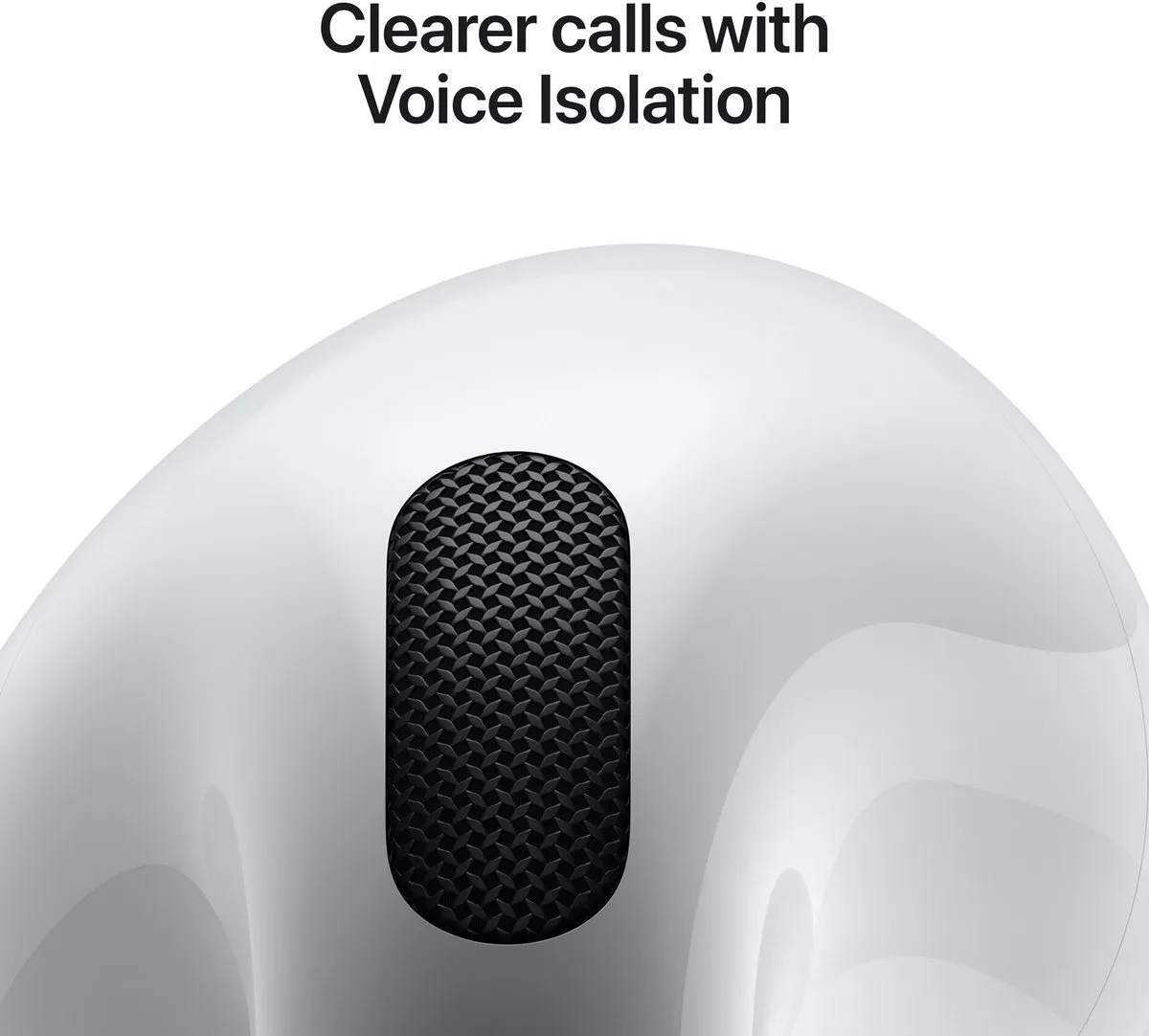Bluetooth-гарнiтура Apple AirPods 4 (MXP63ZE/A) - мініатюра 6