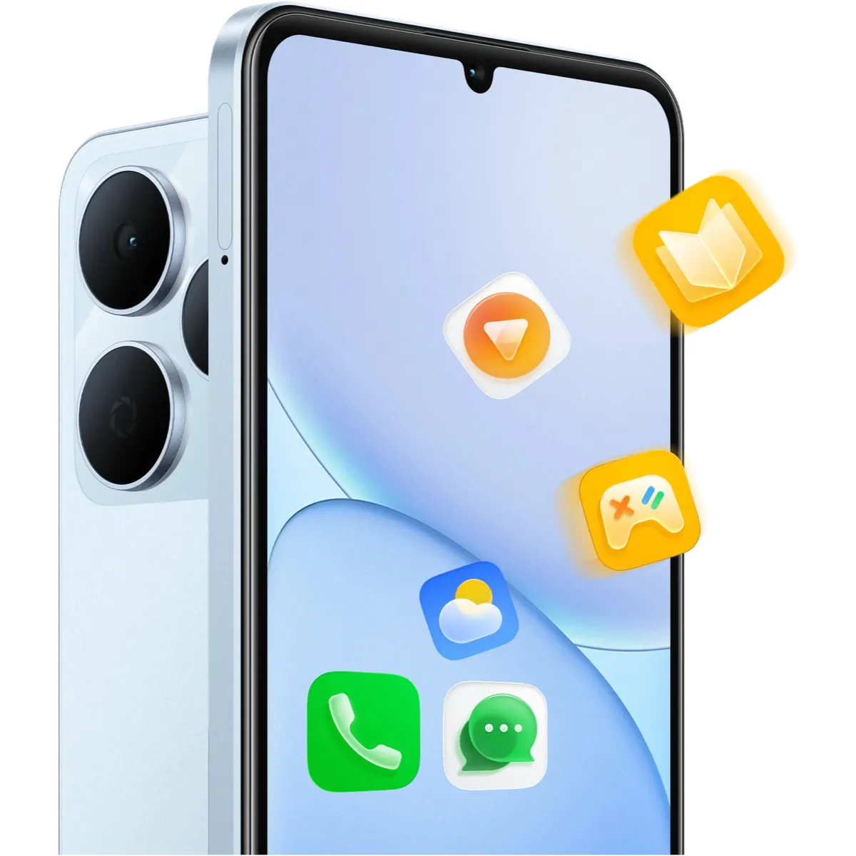 Смартфон Realme Note 80 4/64GB (RMX5388) Glacier Blue - мініатюра 16