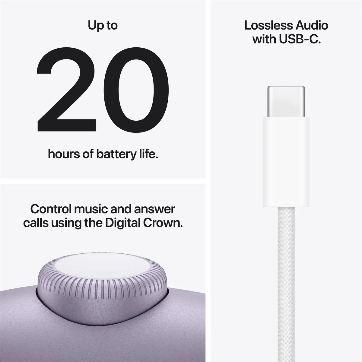 Bluetooth-гарнітура Apple AirPods Max 2 Purple (MHWP4ZE/A) - мініатюра 4