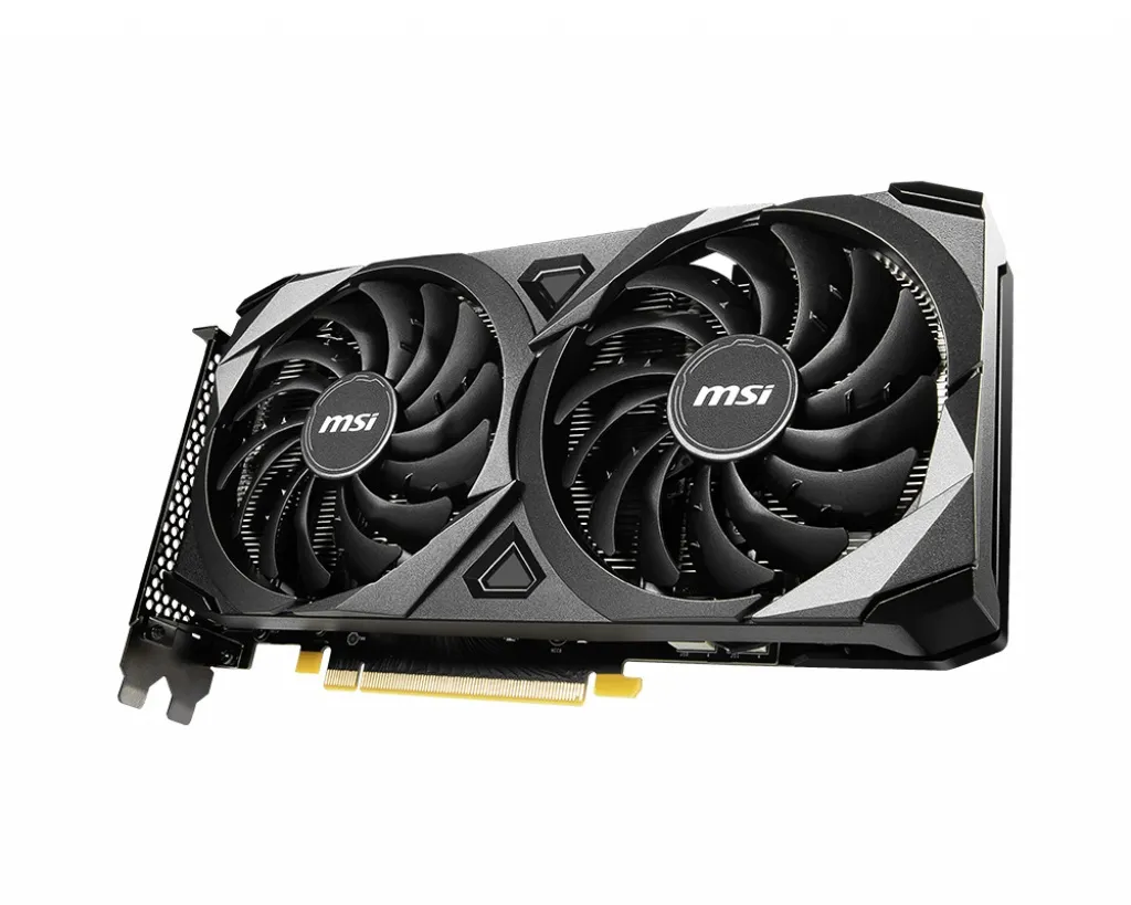 Відеокарта GF RTX 3060 12GB GDDR6 Ventus 2X OC MSI (GeForce RTX 3060 VENTUS 2X 12G OC) (LHR) - мініатюра 2