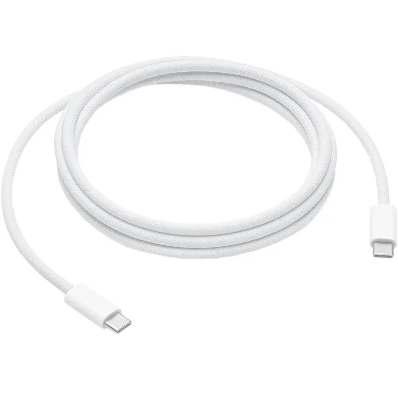 Кабель Apple A2794 USB Type-C - USB Type-C 240W, 2м, White (MYQT3ZM/A) - мініатюра 2