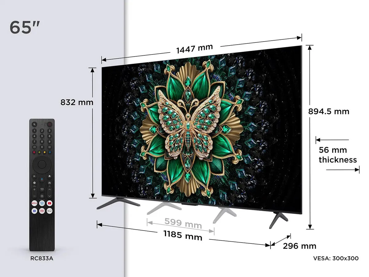 Телевiзор TCL 65C61K - мініатюра 7
