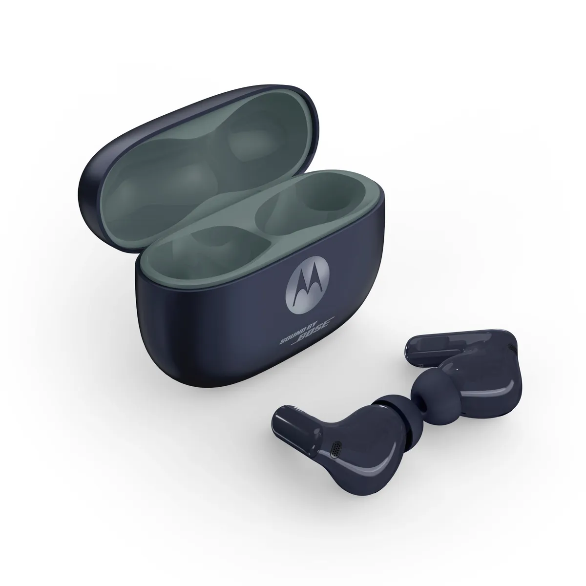 Bluetooth-гарнітура Motorola Moto Buds 2 Plus Silhouette (PG38C08061) - мініатюра 5
