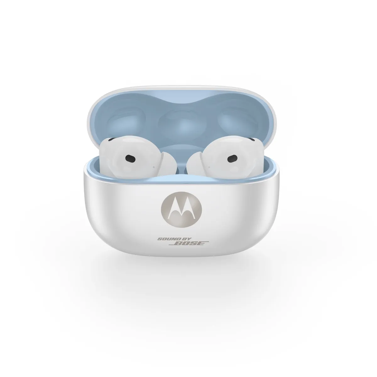 Bluetooth-гарнітура Motorola Moto Buds 2 Plus Cool White (PG38C08069) - мініатюра 5