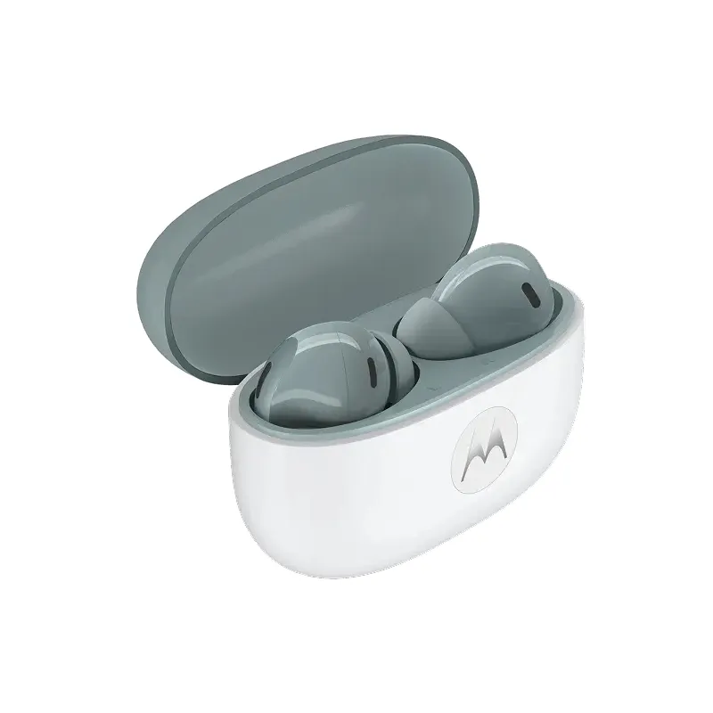 Bluetooth-гарнітура Motorola Moto Buds 2 Gray Mist (PG38C08170) - мініатюра 2