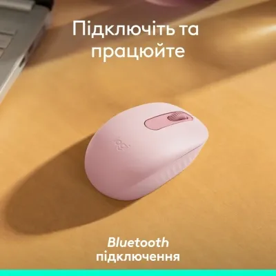 Миша бездротова Logitech M196 Rose (910-007461) - мініатюра 6
