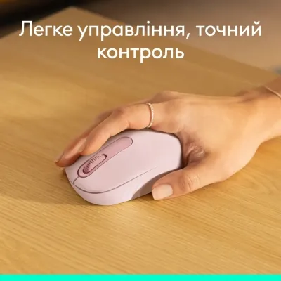 Миша бездротова Logitech M196 Rose (910-007461) - мініатюра 9
