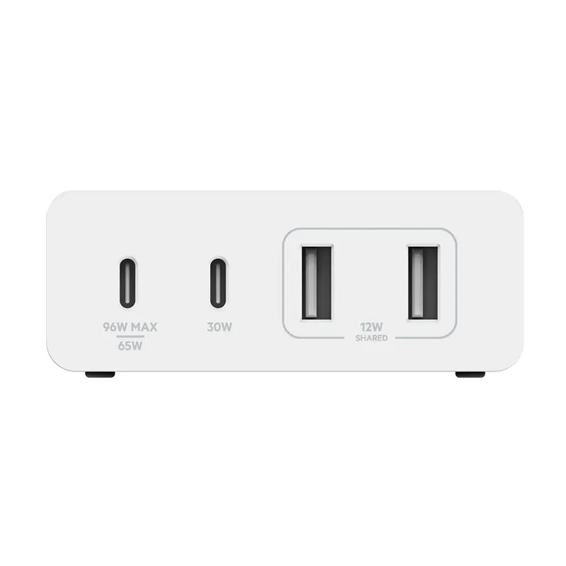 Мережевий зарядний пристрій Belkin Home Charger 108W Dual USB-С/USB-A (WCH010VFWH) - мініатюра 2