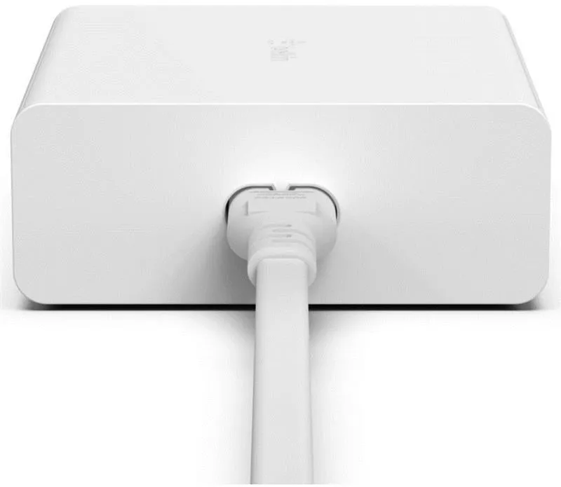 Мережевий зарядний пристрій Belkin Home Charger 108W Dual USB-С/USB-A (WCH010VFWH) - мініатюра 4