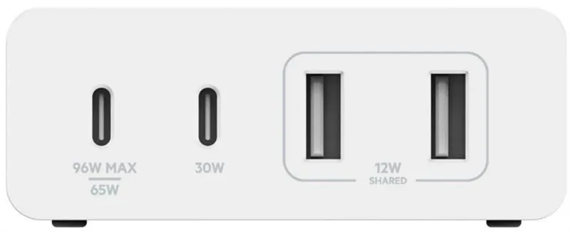 Мережевий зарядний пристрій Belkin Home Charger 108W Dual USB-С/USB-A (WCH010VFWH) - мініатюра 6