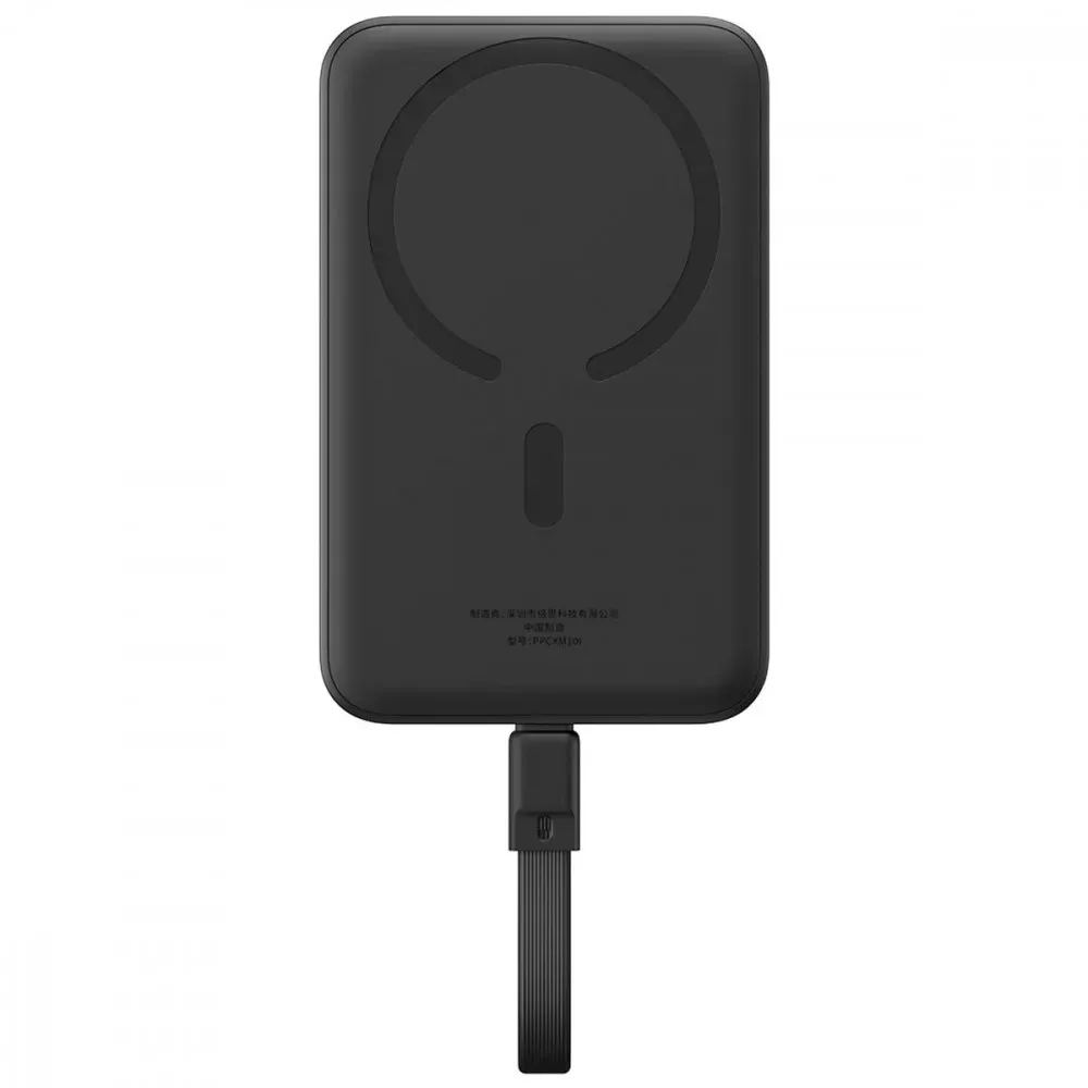 Універсальна мобільна батарея Baseus Magnetic Mini 10000mAh, 30W Black (P1002210B113-00) - зображення 1