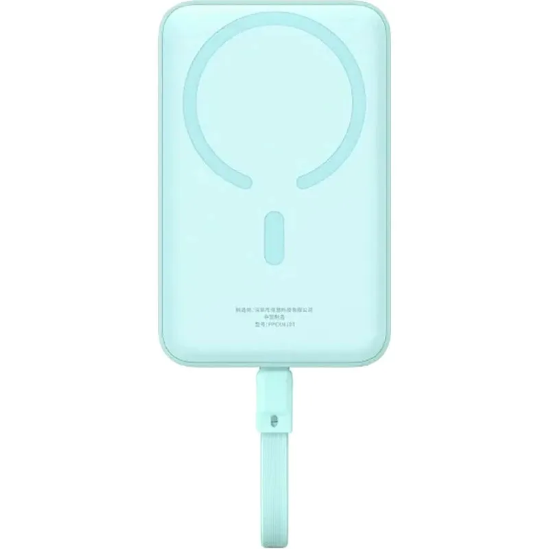 Універсальна мобільна батарея Baseus Magnetic Mini 10000mAh, 30W Blue (P1002210B333-00) - мініатюра 5