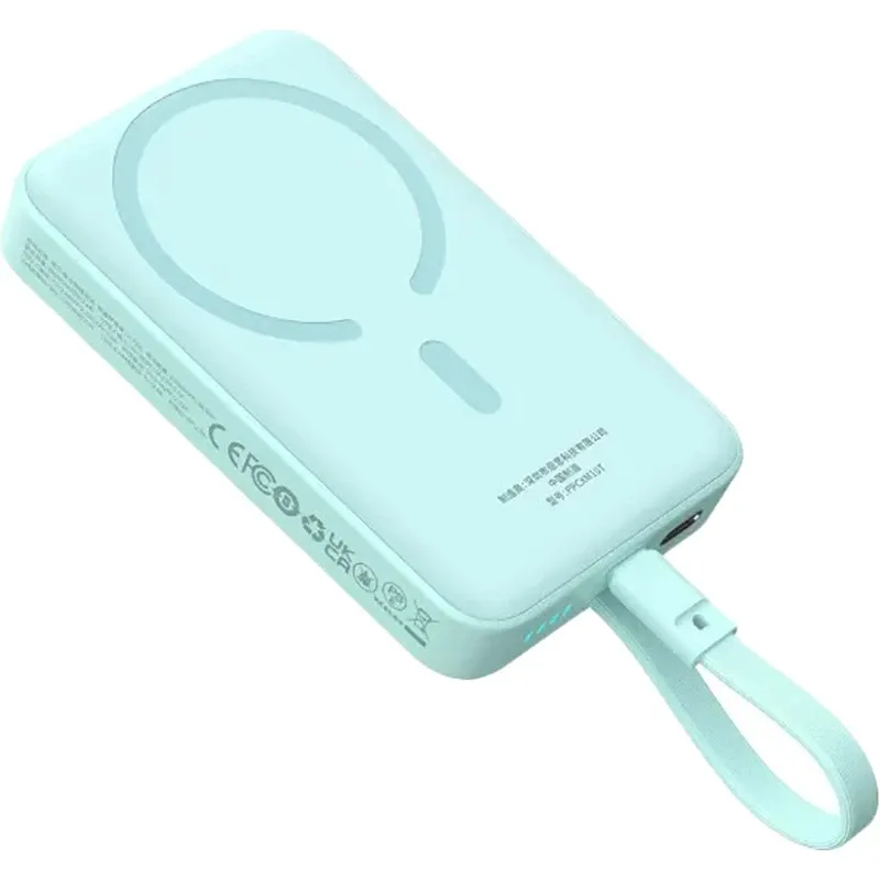 Універсальна мобільна батарея Baseus Magnetic Mini 10000mAh, 30W Blue (P1002210B333-00) - мініатюра 6
