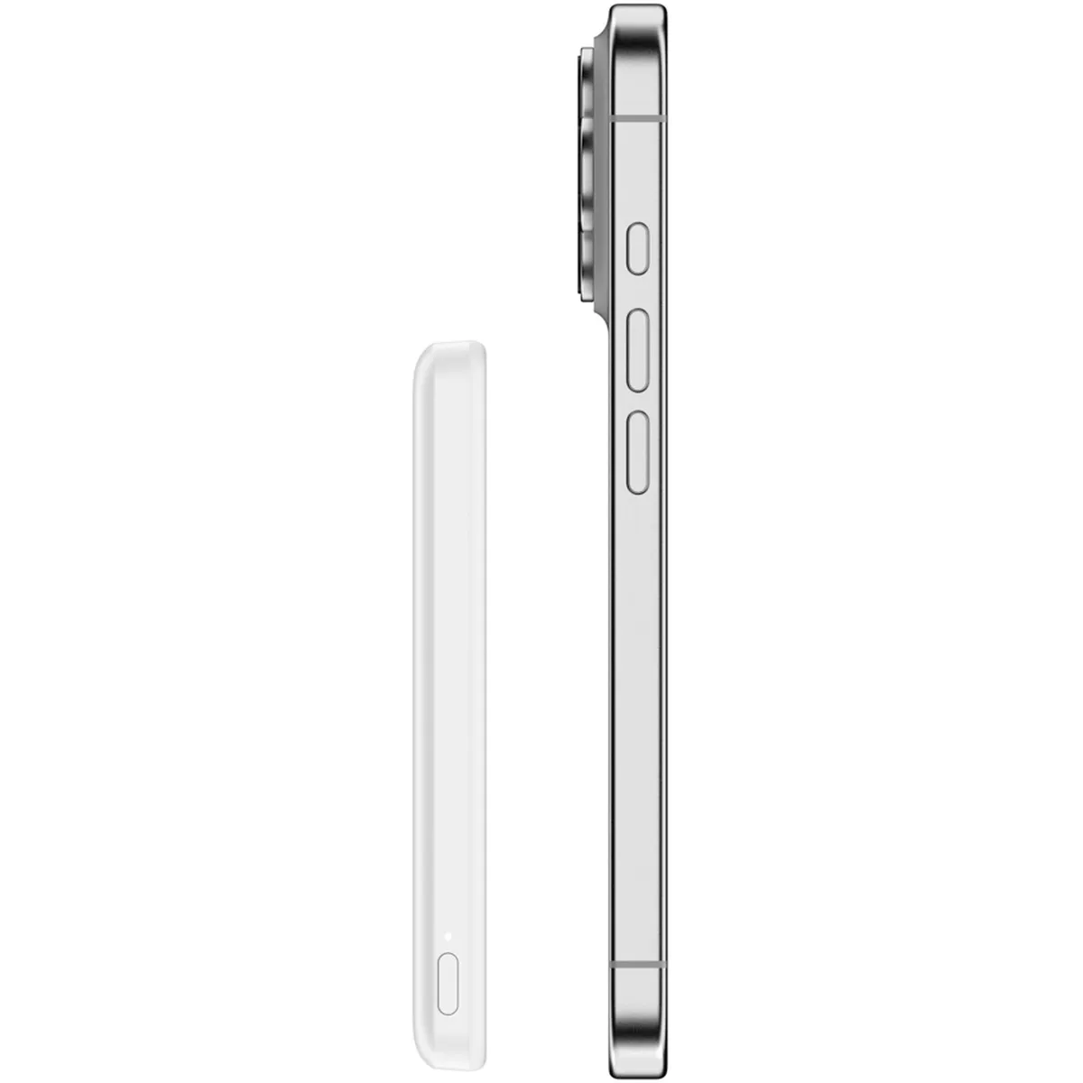 Універсальна мобільна батарея Belkin Power Bank Slim Magnetic 5000mAh 15W White (BPD010HQWH) - мініатюра 5