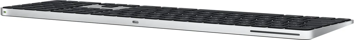 Клавіатура бездротова Apple Magic Keyboard with Touch ID and Numeric Keypad for Mac with Apple silicon Ukrainian Black (MXK83UA/A) - мініатюра 2