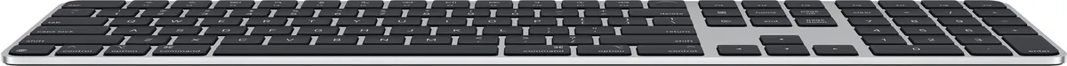Клавіатура бездротова Apple Magic Keyboard with Touch ID and Numeric Keypad for Mac with Apple silicon Ukrainian Black (MXK83UA/A) - мініатюра 3