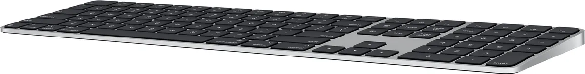 Клавіатура бездротова Apple Magic Keyboard with Touch ID and Numeric Keypad for Mac with Apple silicon Ukrainian Black (MXK83UA/A) - мініатюра 4