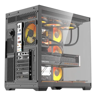 Корпус для комп'ютера DARK FLASH C280 EATX без блока живлення, чорний - мініатюра 7