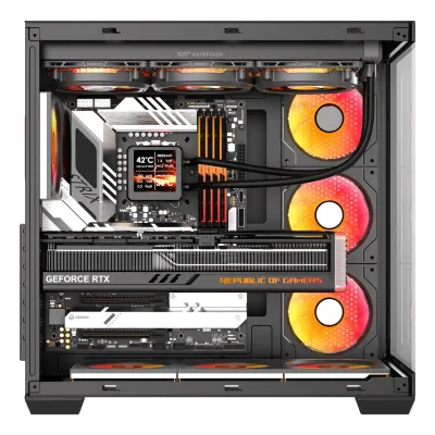 Корпус для комп'ютера DARK FLASH C280 EATX без блока живлення, чорний - мініатюра 9