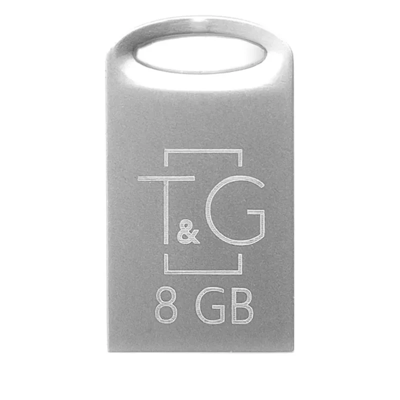 Флеш-накопичувач USB 8GB T&G 105 Metal Series Silver (TG105-8G) - зображення 1
