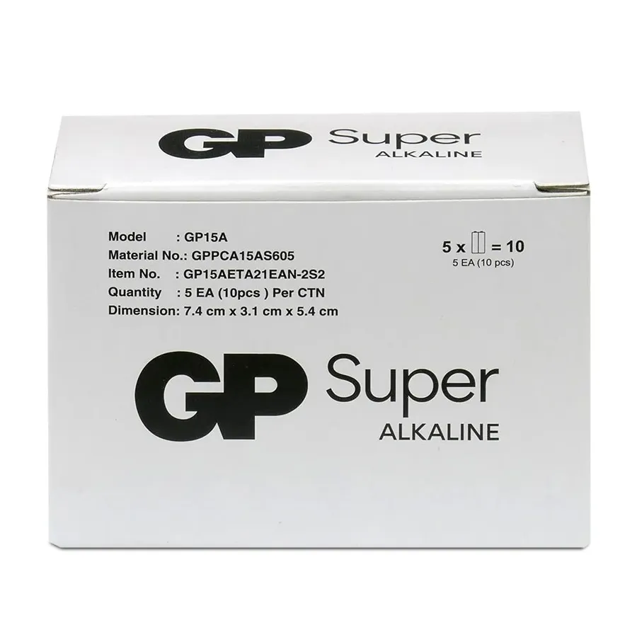 Батарейка GP Super Alkaline AA/LR06 10шт - мініатюра 3