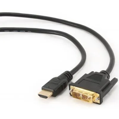 Кабель мультимедійний HDMI to DVI 18+1pin M, 1.8m Cablexpert (CC-HDMI-DVI-6) - зображення 1