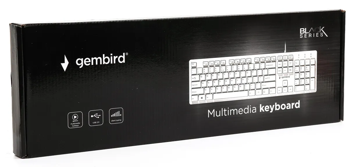 Клавіатура Gembird KB-MCH-03-W-UA Ukr White - мініатюра 3