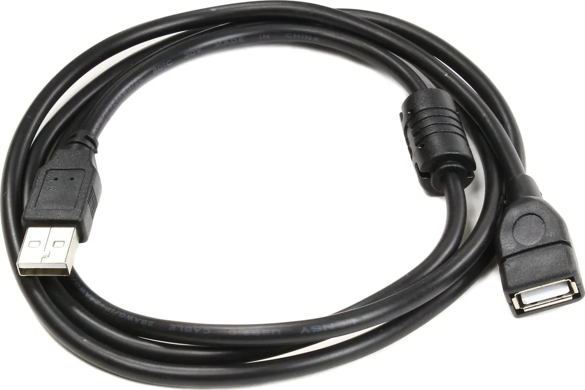 Дата кабель USB 2.0 AM/AF 1.5m Atcom (17206) - мініатюра 4