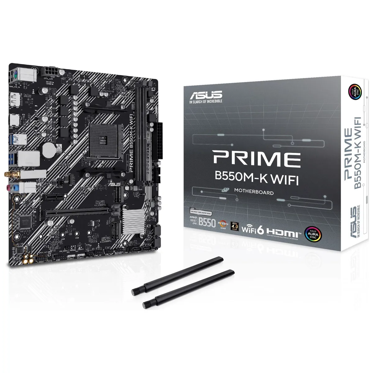 Материнська плата Asus Prime B550M-K WiFi Socket AM4 - зображення 1