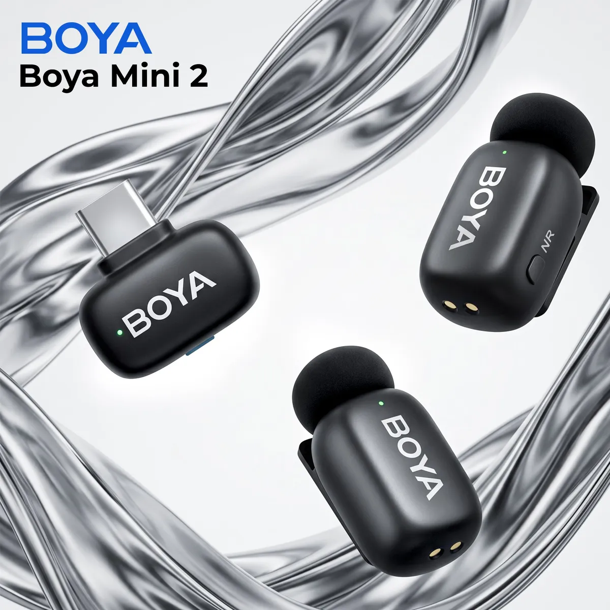 Мікрофон BOYA mini 2-04 Type-C Black - мініатюра 4