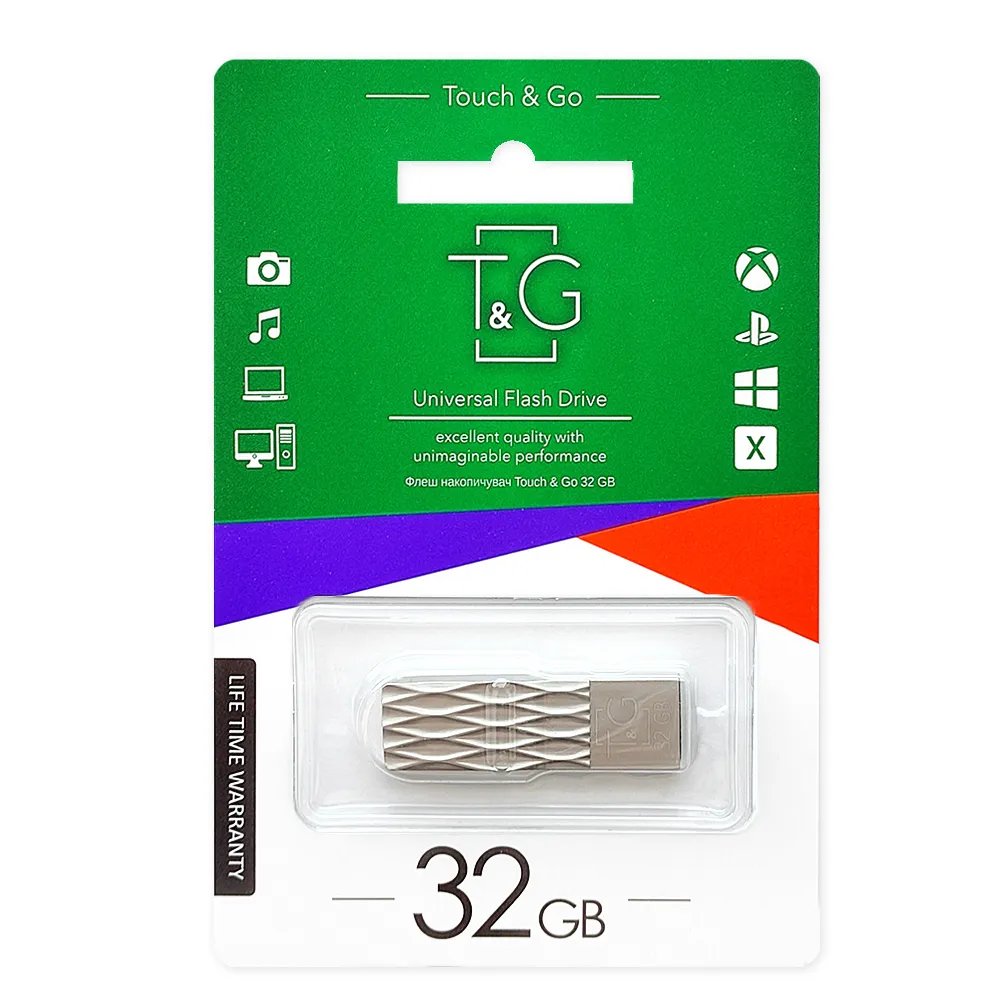 Флеш-накопичувач USB 32GB T&G 103 Metal Series Silver (TG103-32G) - мініатюра 2