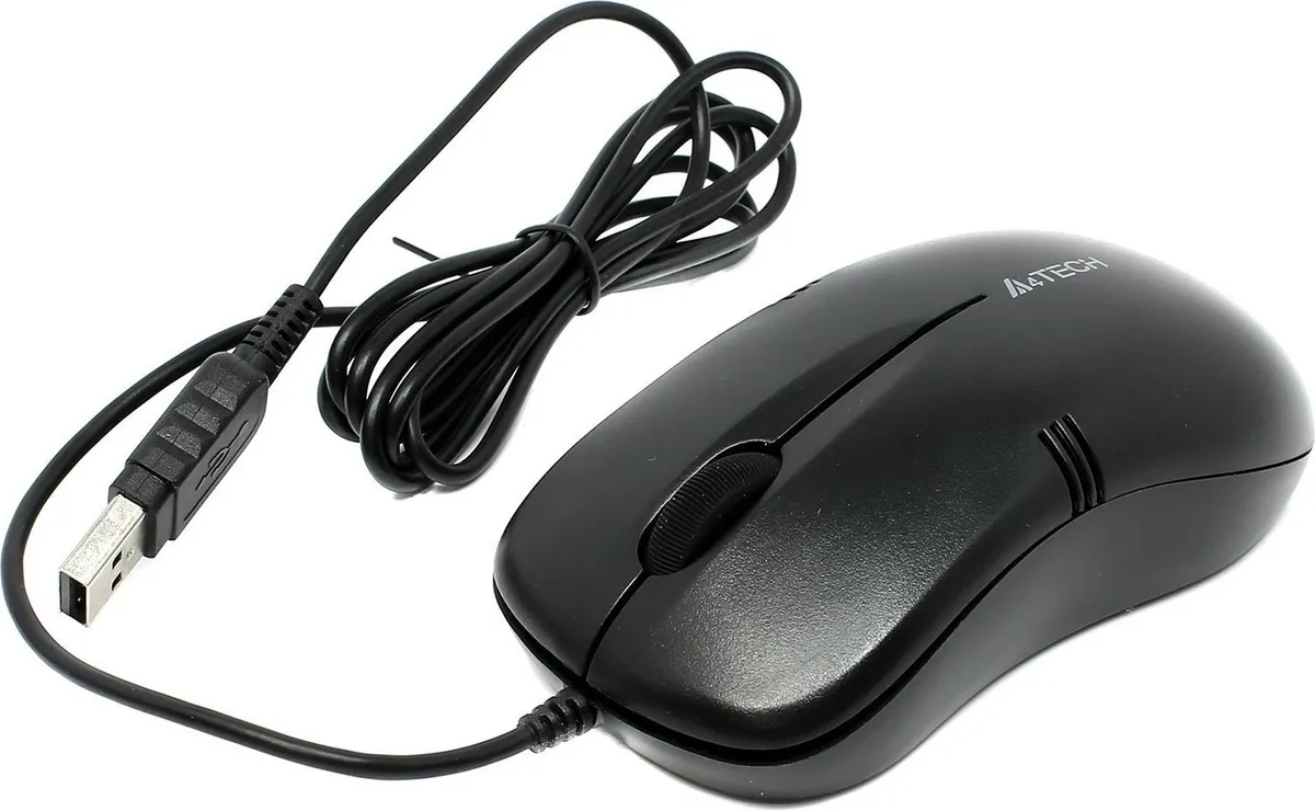 Миша A4Tech OP-560NU V-Track Black - мініатюра 7