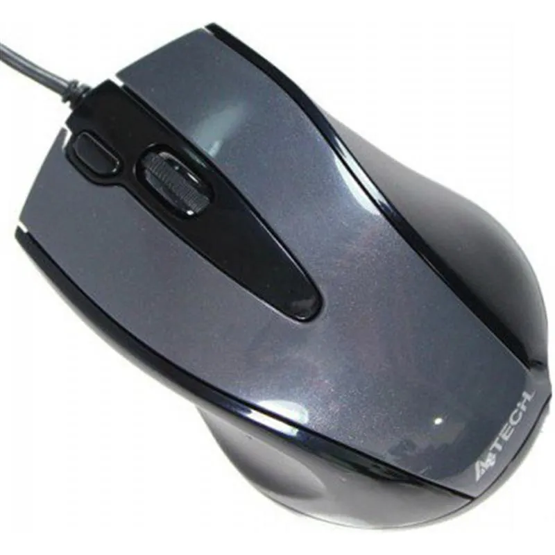 Миша A4Tech N-500F-1 Glossy Grey V-Track - мініатюра 3