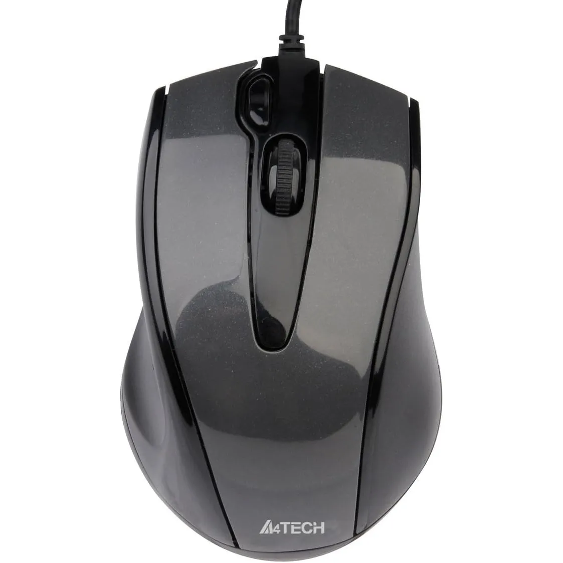 Миша A4Tech N-500F-1 Glossy Grey V-Track - мініатюра 6