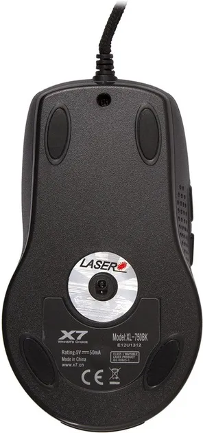 Миша A4Tech XL-750BK-B Black - мініатюра 5