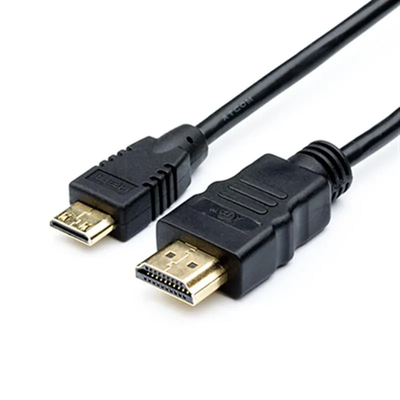 Кабель Atcom HDMI - mini-HDMI (M/M), 1 м, Black (6153) Blister - зображення 1