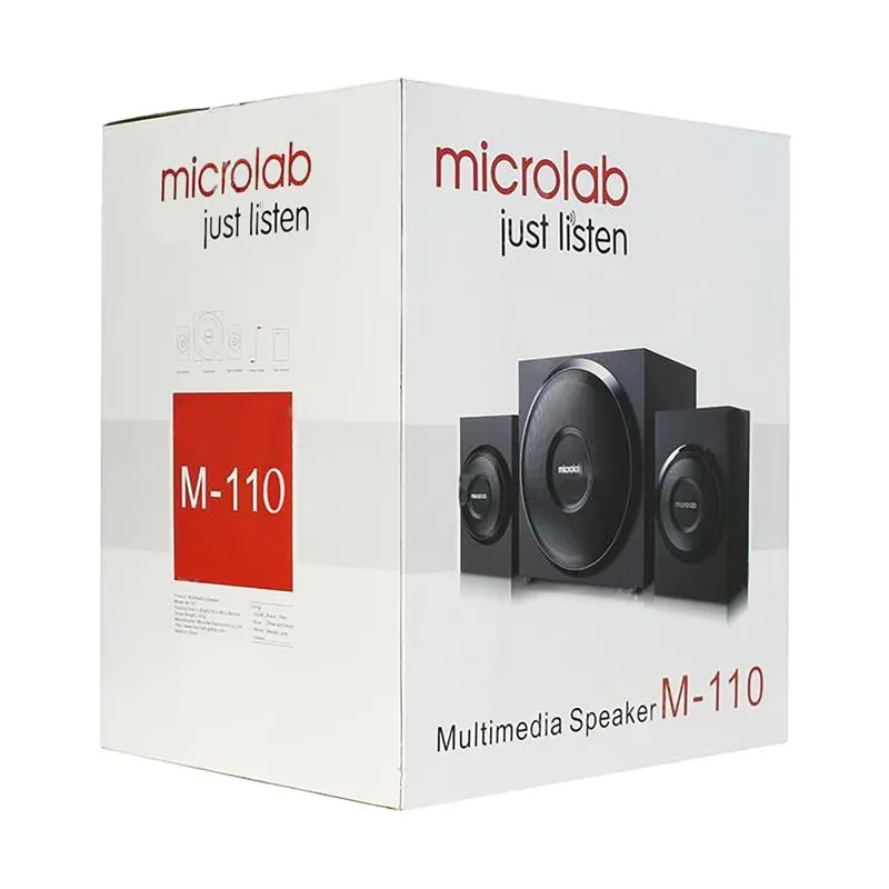 Акустична система Microlab M-110 Black - мініатюра 6