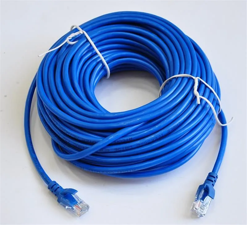 Патч-корд литий, UTP, RJ45, Cat.5e, 20m, синій - зображення 1