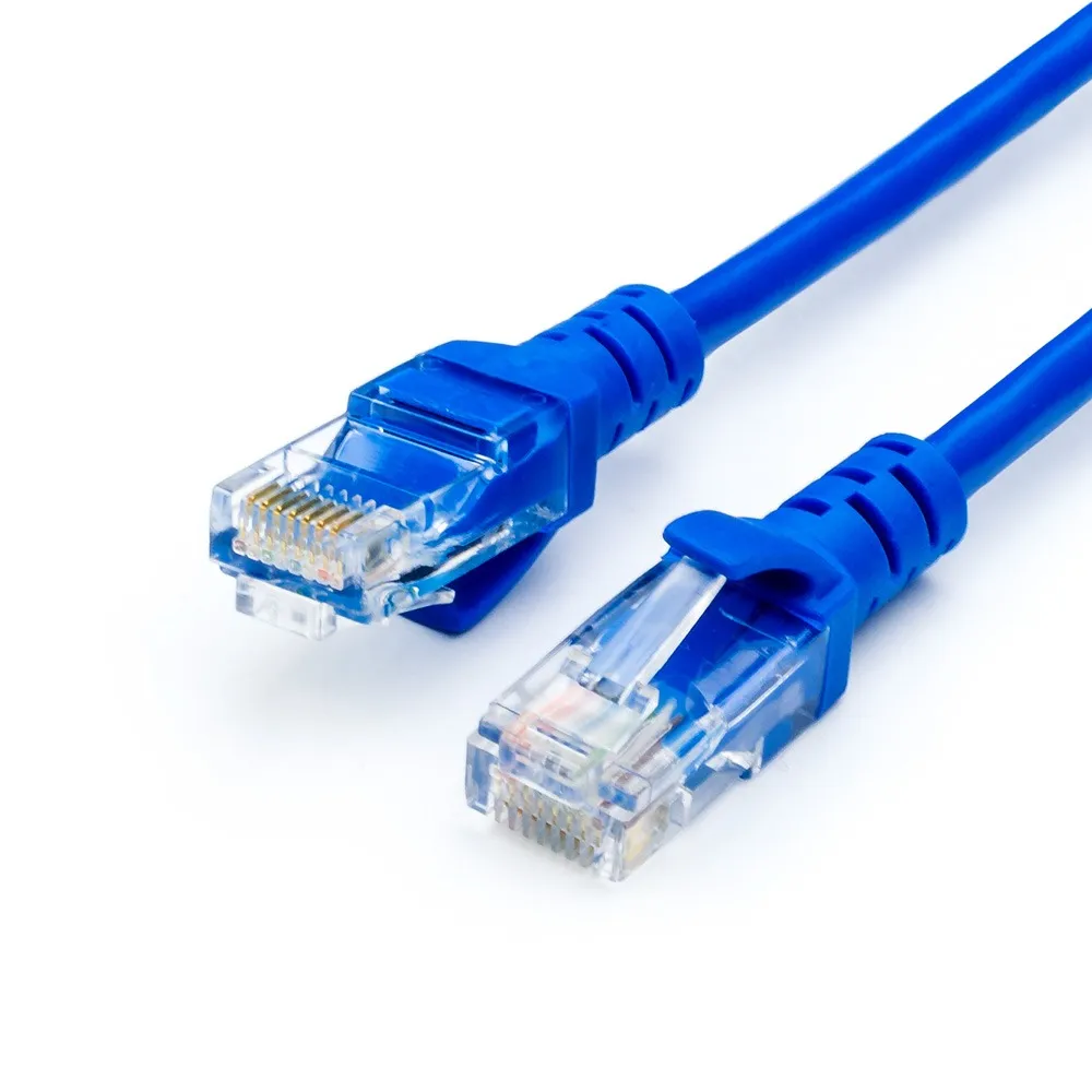 Патч-корд литий, UTP, RJ45, Cat.5e, 20m, синій - мініатюра 2