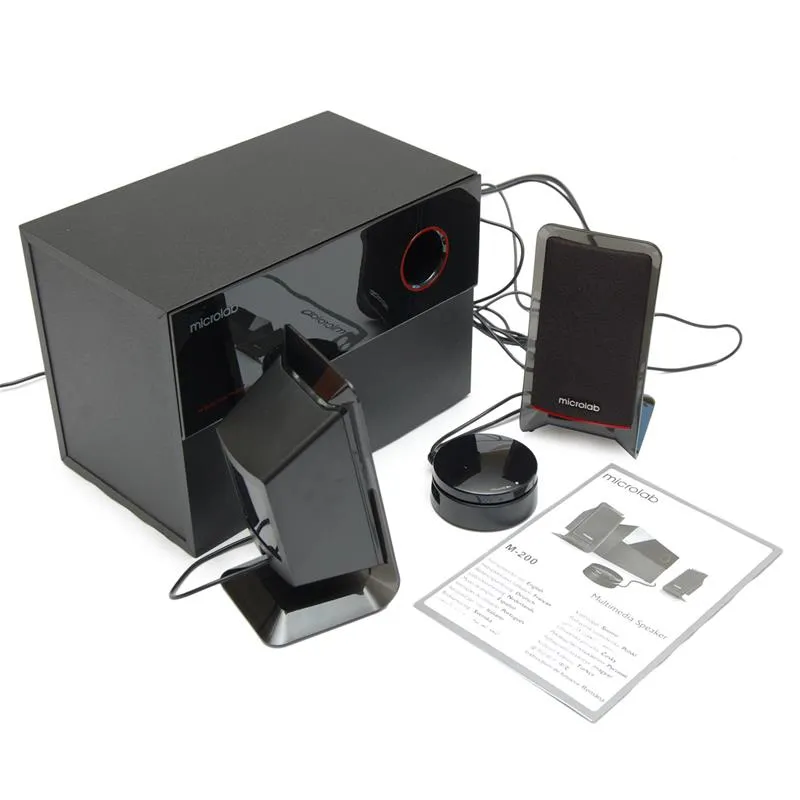 Акустична система Microlab M-200 Black - мініатюра 2