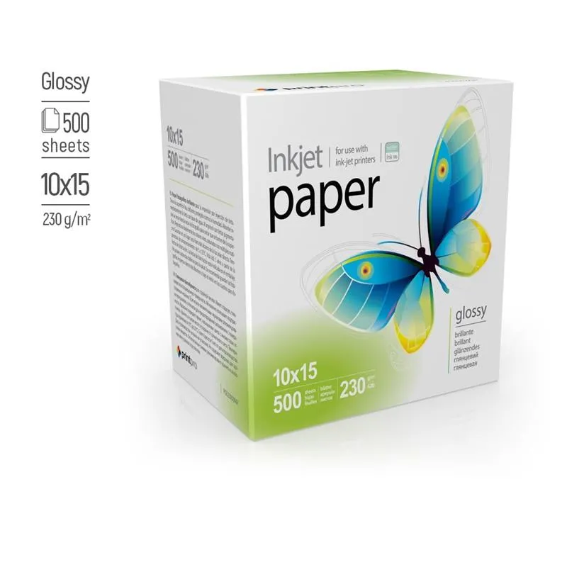 Папiр PrintPro глянсовий 230г/м2 10x15см 500арк. (PGE2305004R) - мініатюра 3