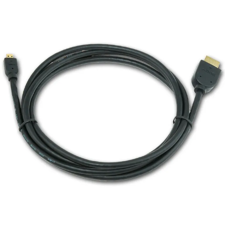 Кабель Cablexpert HDMI - micro-HDMI V 2.0 (M/M), 1.8 м, чорний (CC-HDMID-6) пакет - мініатюра 2