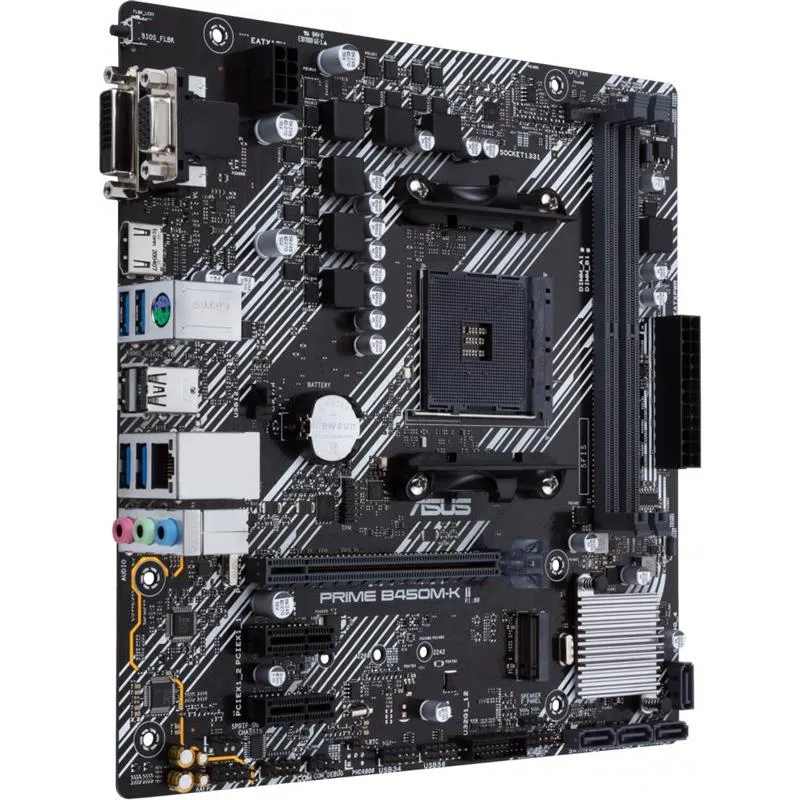 Материнська плата Asus Prime B450M-K II Socket AM4 - мініатюра 2