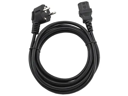 Кабель силовий Cablexpert PC-186-VDE-3M (CEE7/7-C13), перетин 3*1мм кв, 3м - мініатюра 2
