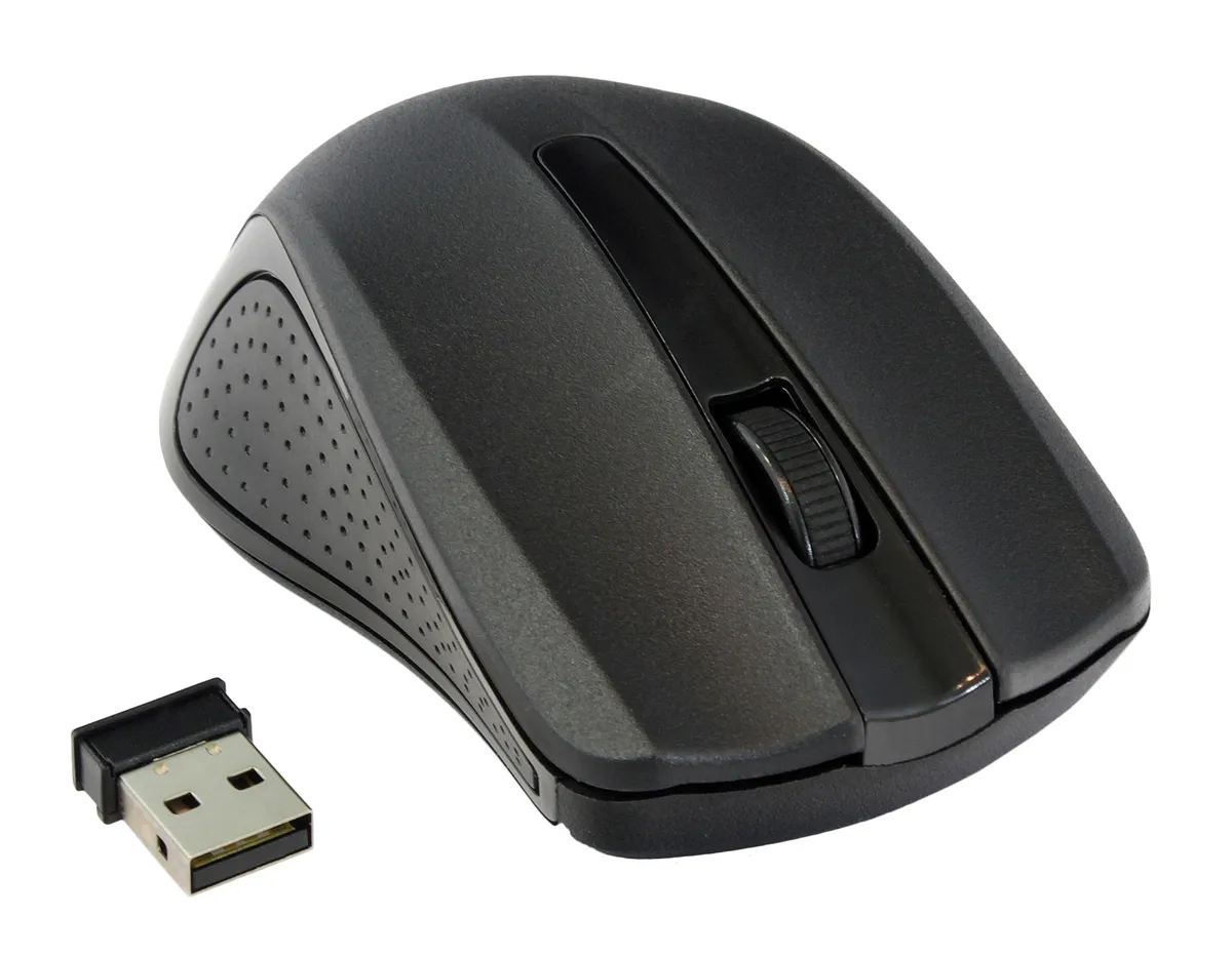 Миша бездротова Gembird MUSW-101 Black - мініатюра 2