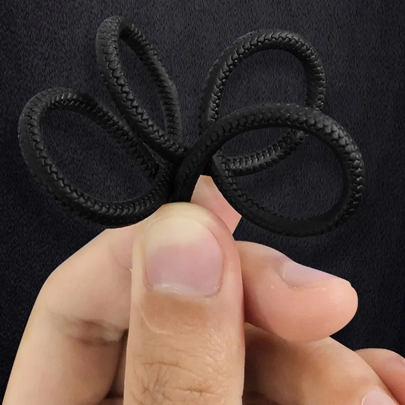 Кабель ColorWay USB - Lightning (M/M), PVC + Led, 2.4 А, 1 м, Black (CW-CBUL034-BK) - мініатюра 4